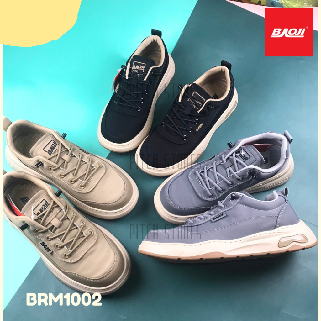Baoji รองเท้าผ้าใบผู้ชายแบบผูกเชือก รุ่น BRM1002 (41-45)