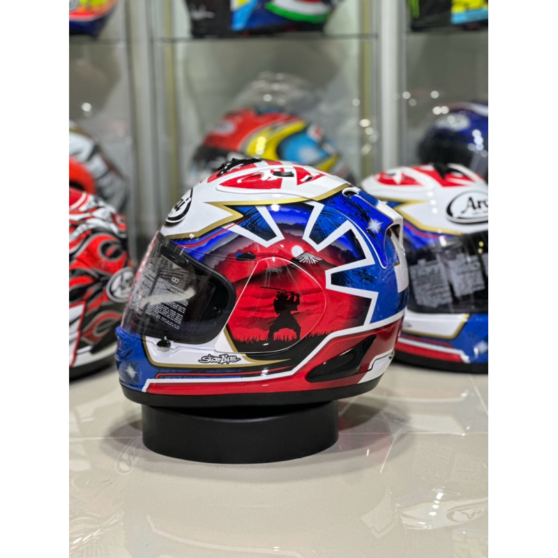 Arai_rx7rr5_pedrosa_blue_หมวกกันน็อคเต็มใบส่งจากไทย
