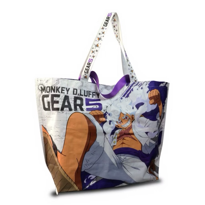(ทักลด50%) พร้อมส่ง Luffy Gear 5 Shopping Bag กระเป๋า ลูฟี่ เกียร์ 5