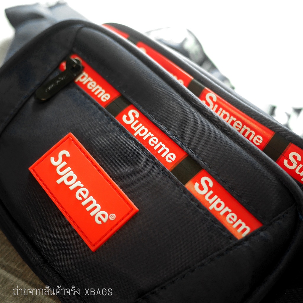 SUP waistpouch คาดเอว/คาดอก ซิปหุ้มกันน้ำสกรีนลาย ผ้าด้าน ผ้าร่ม สายทอโลโก้