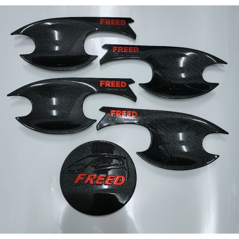 ชุดแต่ง เบ้ากันรอย  ครอบฝาถัง  HONDA FREED