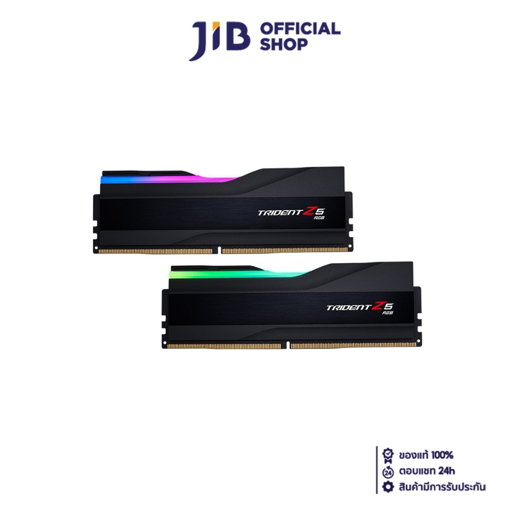 48GB (24GBx2) DDR5 8400MHz RAM (หน่วยความจำ) G.SKILL TRIDENT Z5 RGB (INTEL XMP) (MATTE BLACK) (F5-84