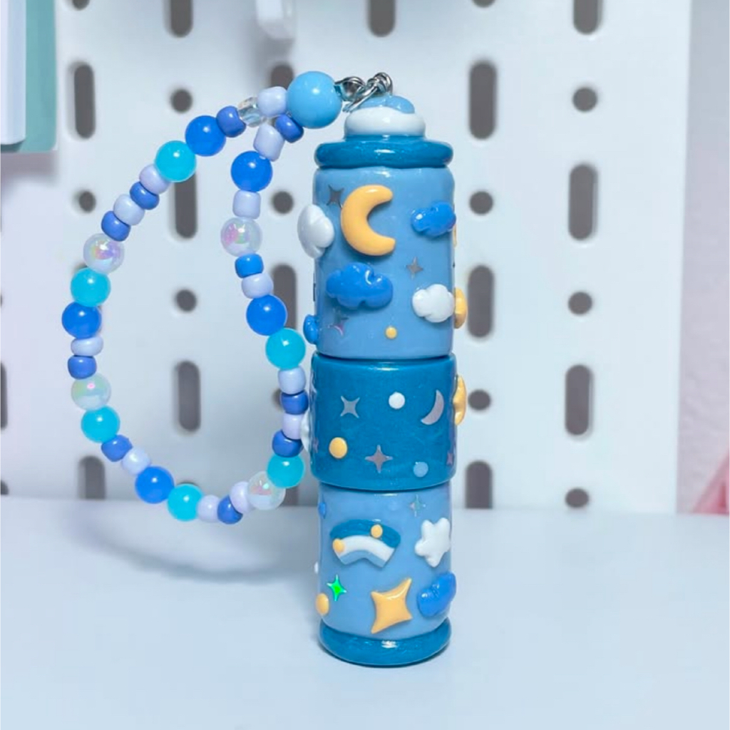 เคสยาดมโป๊ยเซียน ลายDark night มียาดมพร้อมใช้ Poysian case with beads strap (inhaler included) ราคา ถูกที่สุด ดีลบีเคเค แกลเลอรีภาพที่ 2