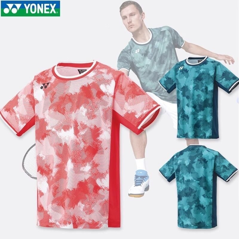 เสื้อแบดyonexรุ่นไหม่ รุ่นที่Viktor Axelsenใส่อยู่ผ้าดี สวยงามแท้  รับประกันคุณภาพดีงามแท้ ไม่พอใจยิ