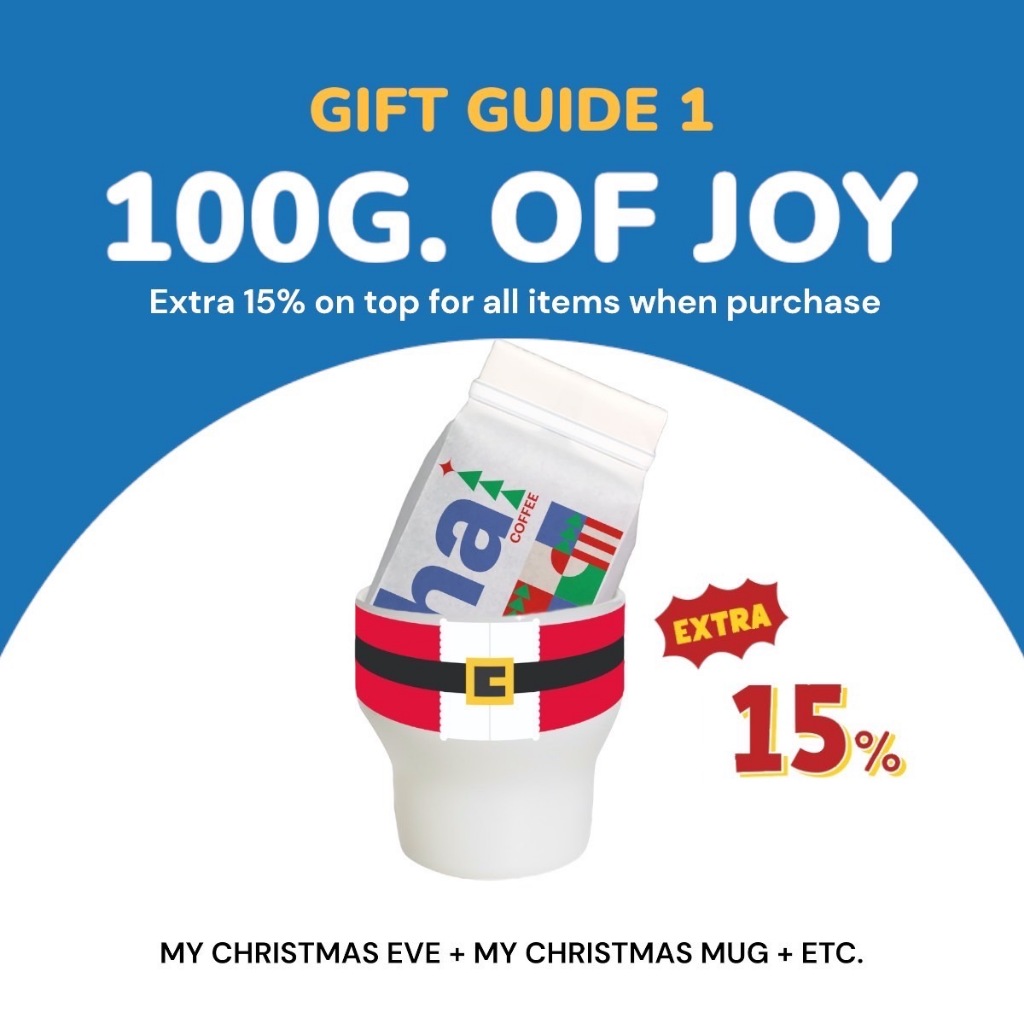 HAI Gift Set 100g. of Joy (Coffee 100g. x Mug Handleless)