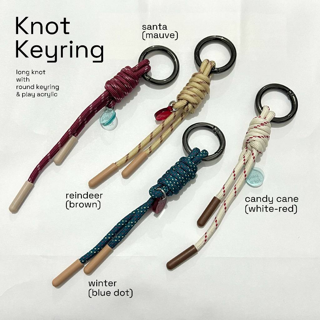 Playalot Knot Keyring l พวงกุญแจเชือก Knot