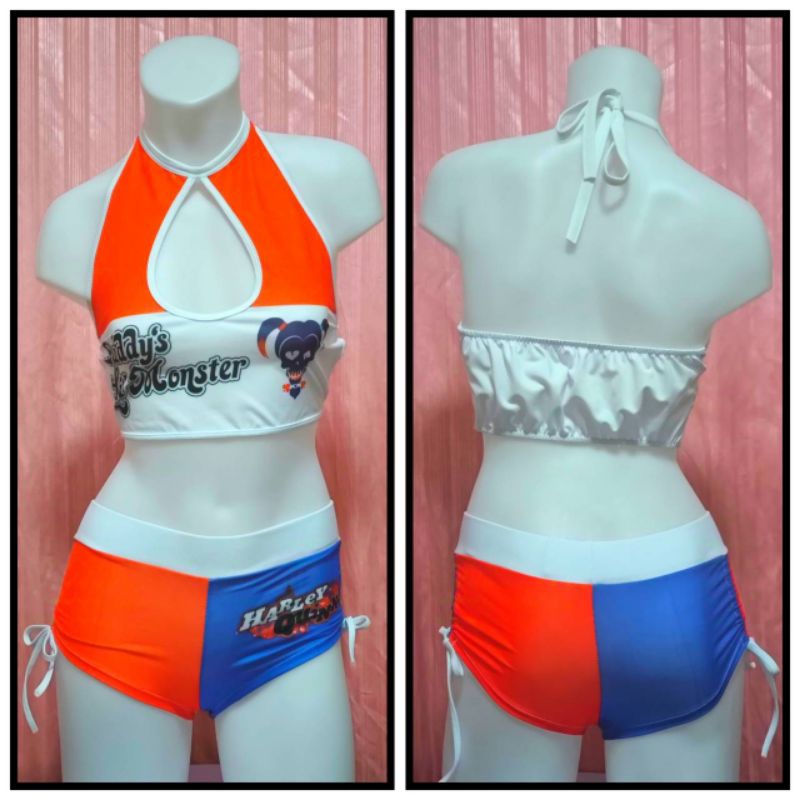 ชุดโคโยตี้ลาย harley quinn มาใหม่พร้อมส่งเซ็กซี่มากๆ