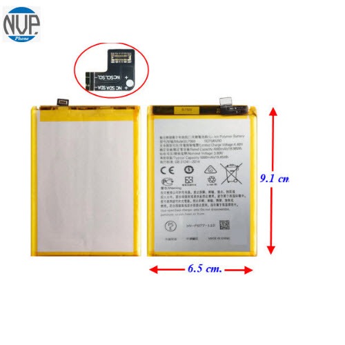 แบตเตอรี่ Oppo A98(5G),OnePlus Nord N300(BLP989) 6.3x9.1 cm.5000 mAh.