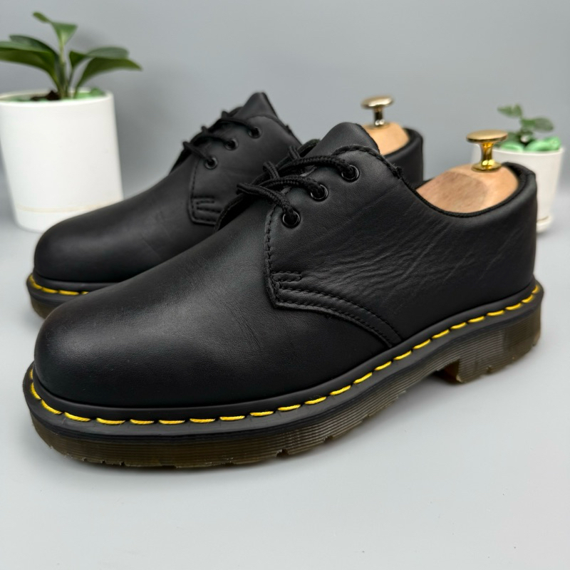 Sz.40 Dr.Martens Safety Black ไม่ใช่หัวเหล็ก รุ่นพื้นนุ่ม มือสองของแท้100%