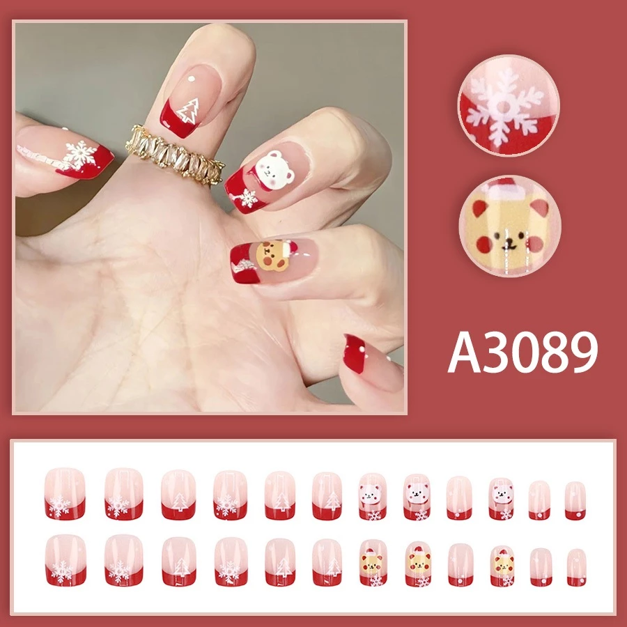 เล็บปลอมสไตล์โมเดิร์น 24 ชิ้น thumbnail 9