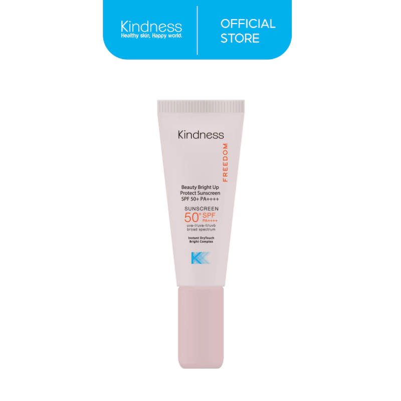 ขนาดทดลอง Kindness Freedom Beauty Bright Up Protect Sunscreen SPF 50+ PA++++ 7 ml กันแดดเนื้อมูสสูตรผิวเนียนไบร์ท