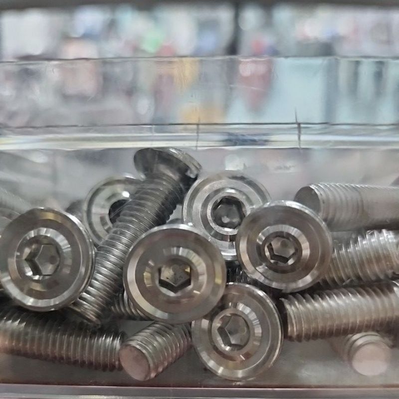 น๊อตจานดิส M8x20 M8x25 M8x30  เกลียวตลอด ราคาตัวละ น๊อตจาน  งานเลสเฮง งาน แบรนด์แท้ - รูปที่ 6