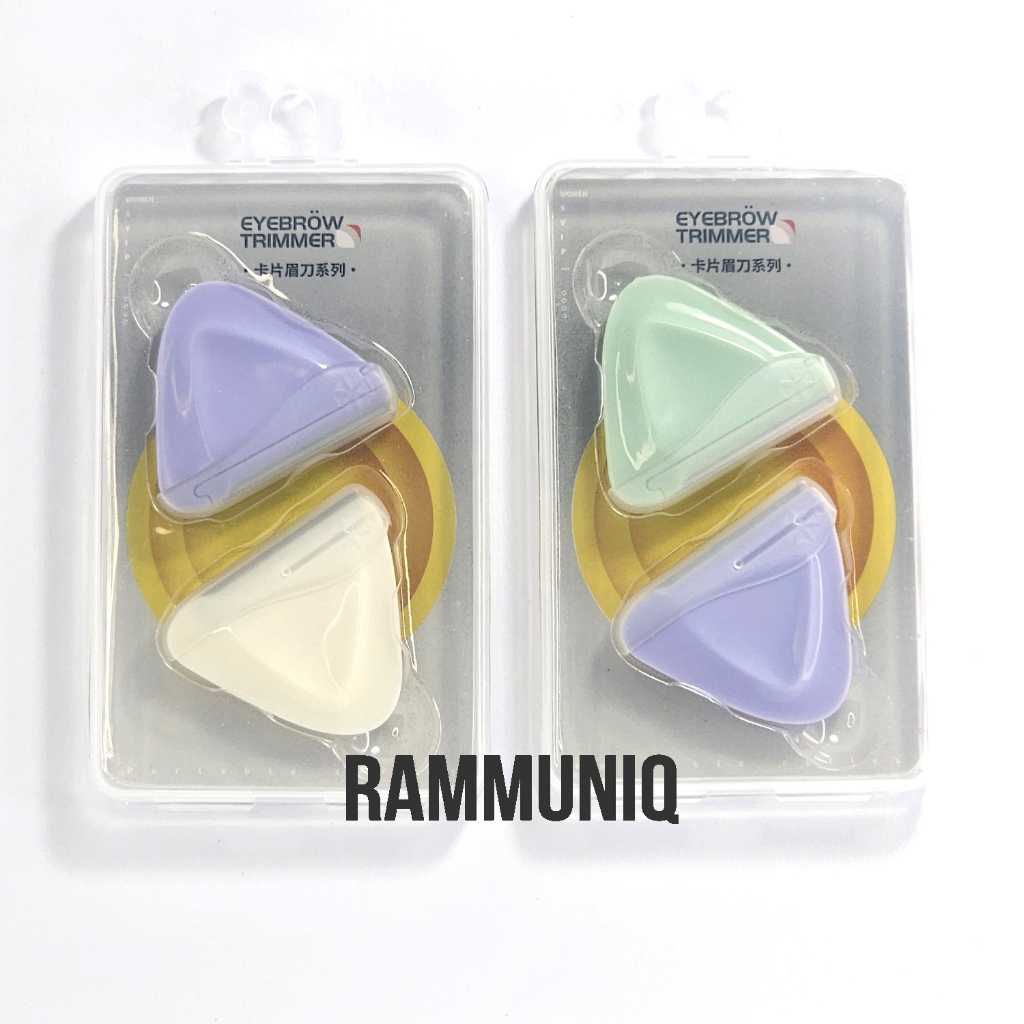 สินค้าใหม่ มีดกันคิ้ว โกนคิ้ว สามเหลี่ยม มีกล่องใส่