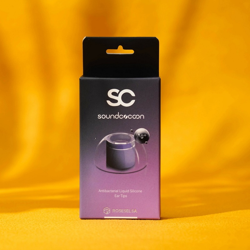 Rose Soundcocoon จุกหูฟังสำหรับ IEM เพิ่มเสียงเบสและเสียงแหลมให้ชัดเจน 1 แพค 4 คู่