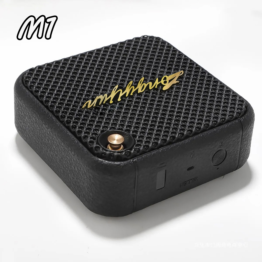 M1 เคสซิลิโคนนิ่ม กันตก พร้อมคาราบิเนอร์ แบบพกพา สําหรับลําโพงบลูทูธ