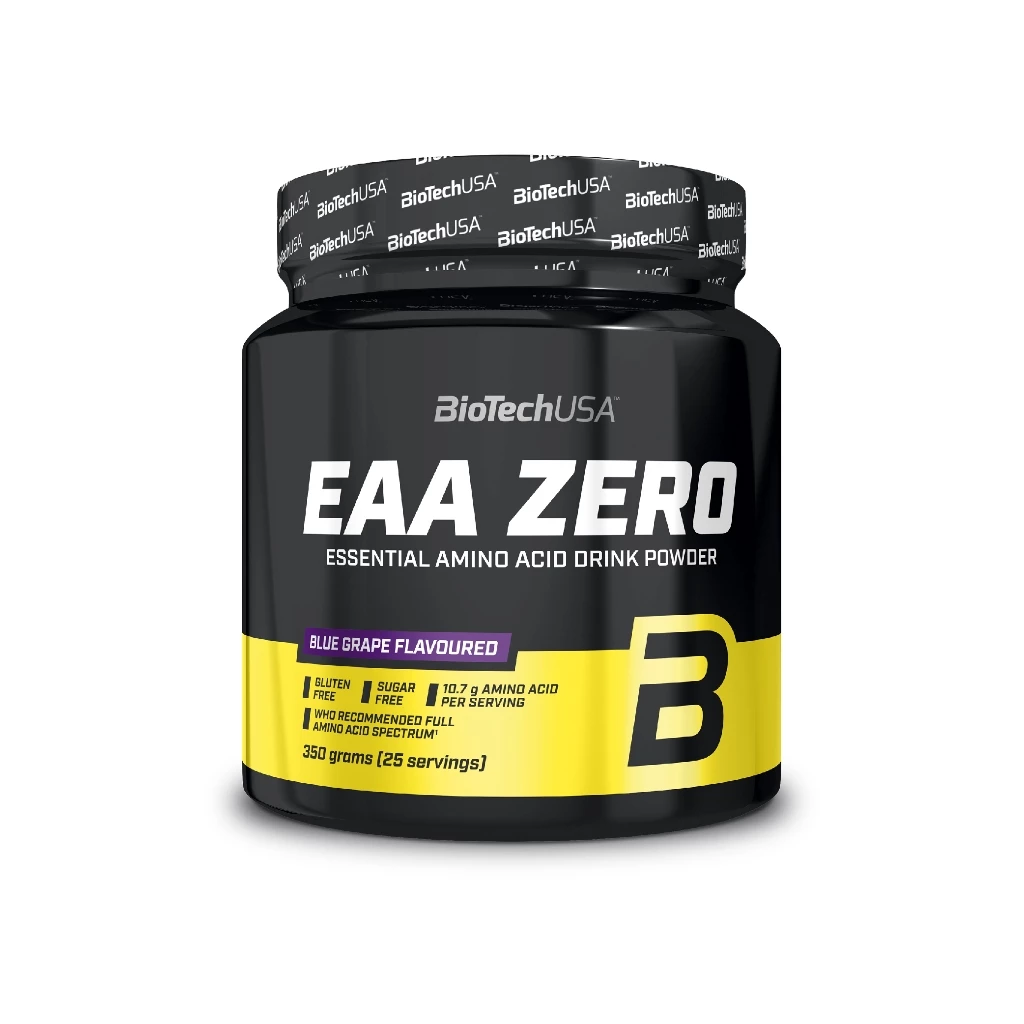 BioTech USA EAA ZERO 350 g ( Amino - sugar-free essential amino acids enriched with L-glutamine)
