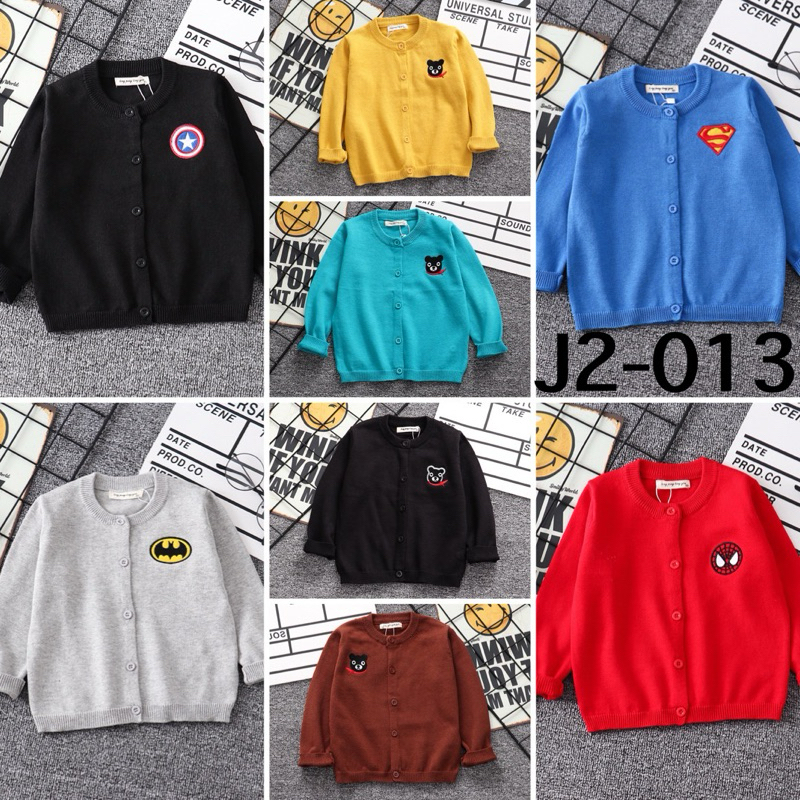 พร้อมส่ง🇹🇭เสื้อคลุมไหมพรมเด็ก ไหมพรมเนื้อนิ่มใส่สบาย ระบายอากาศได้ดี คลุมกันแดด สำหรับเด็กผู้หญิงและเด็กผู้ชายJ2-013