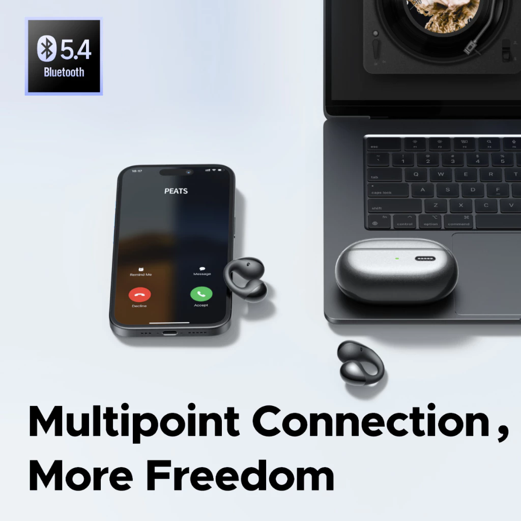 หูฟังบลูทูธ SoundPEATS PearlClip Pro Open Ear Wireless thumbnail 6