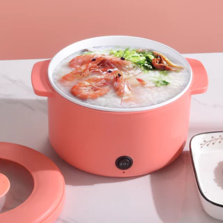 หม้อไฟฟ้า 2L(หม้อมินิมอล) หม้อไฟฟ้าเอนกประสงค์ หม้อไฟฟ้าทอด ตุ๋น ต้ม นึ่ง