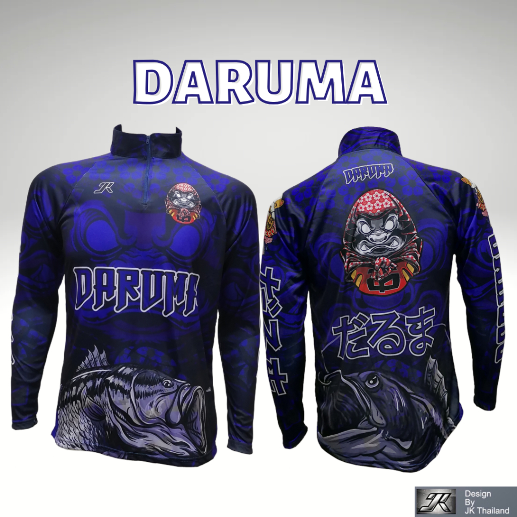 DARUMA เสื้อตกปลา JK Thailand กันยูวี ป้องกันรังสี UV 80% แห้งเร็ว