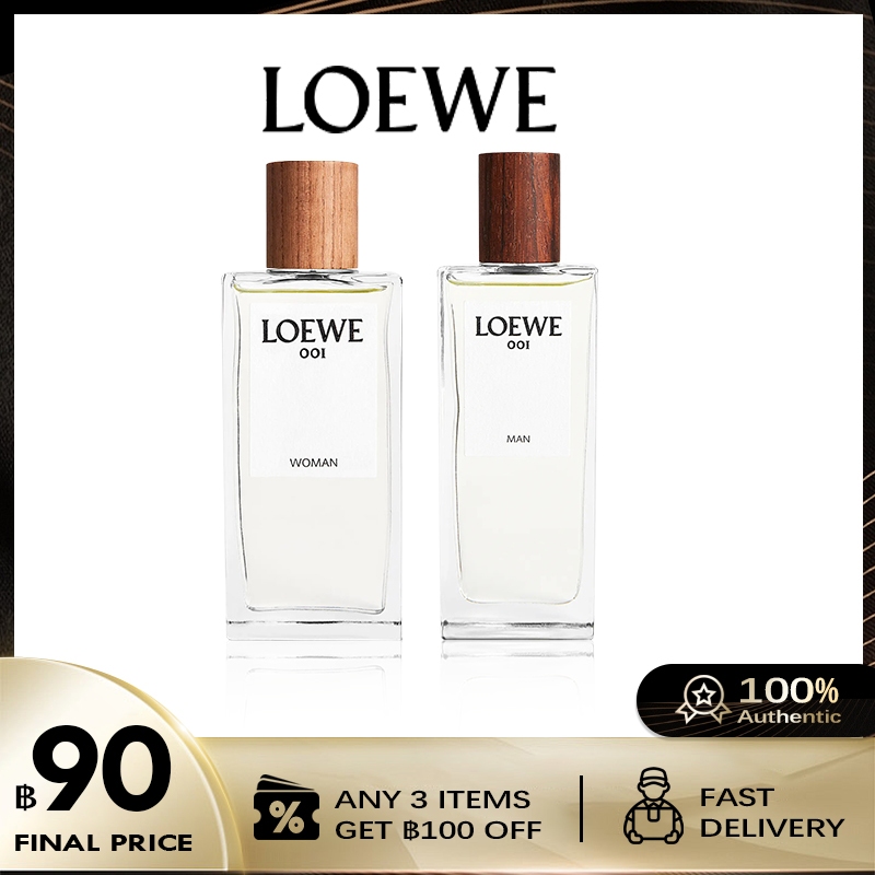 【 แจกเงินโทรฟรี】 ( พร้อมส่ง 100%ของแท้ ) Loewa 001 Man & 001 Woman EDT 2ml/5ml/10ml น้ำหอมขายดี