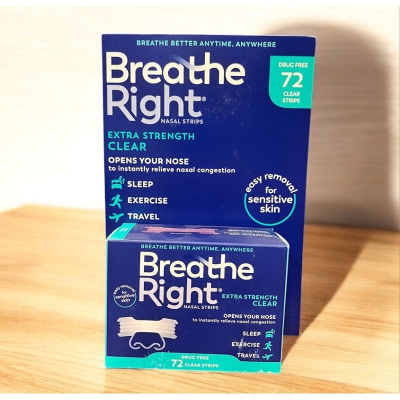 Breathe Right แบ่งขาย 10/20 ชิ้น แผ่นแปะจมูก