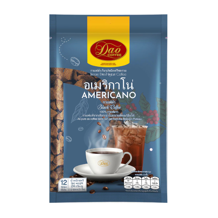 Dao Coffee กาแฟดาว อเมริกาโน่ แพค 12