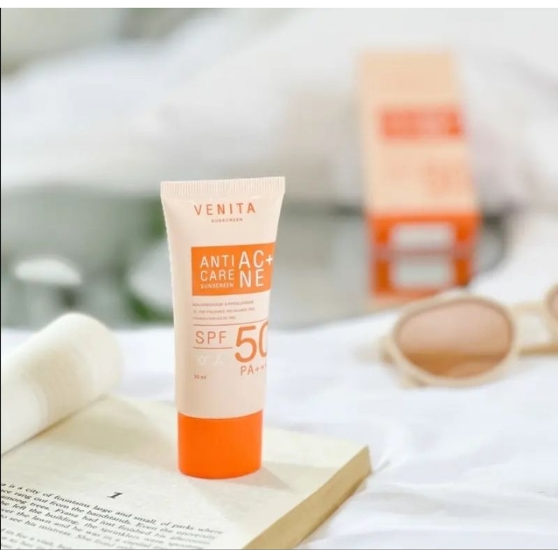 [ 3 หลอด ] กันแดด Venita Anti- care sunscreen SPF 50 /PA + + + 30 ml