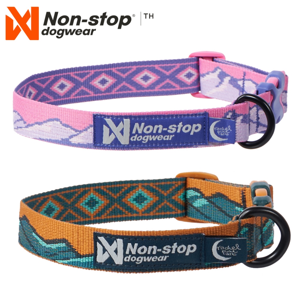 Non-stop dogwear Trail Quest Collar Rachel Pohl Edition ปลอกคอสุนัขปรับได้ รุ่นราเชล พอล