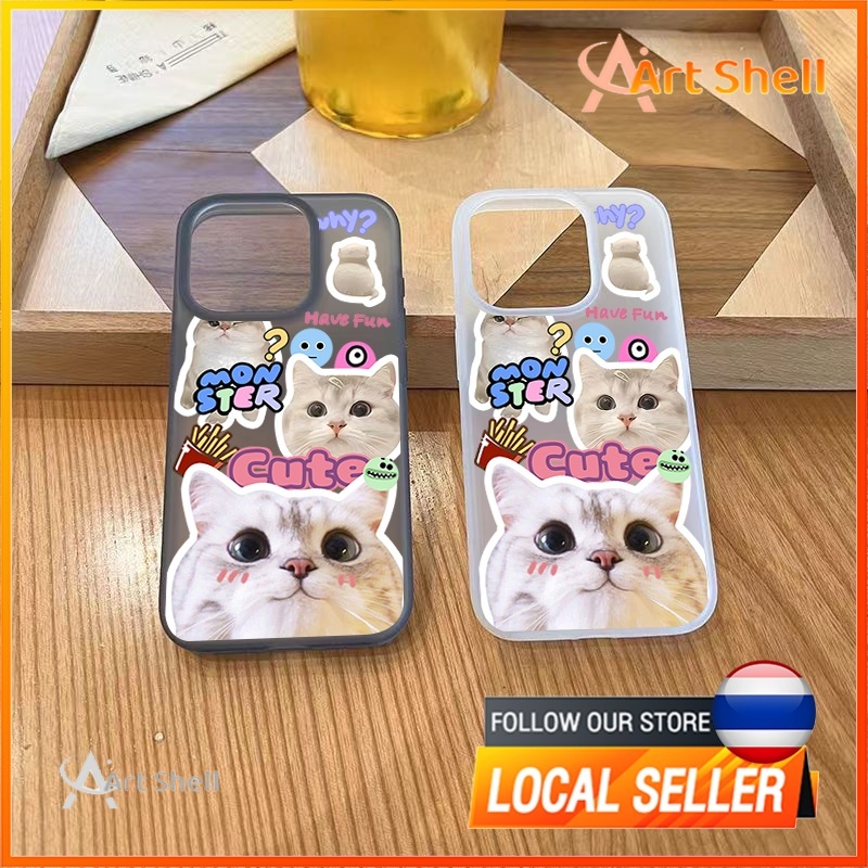 เคสไอโฟน iPhone 15 14 13 เคส ไอโฟน11 12 ProMax 7 8Plus X XSMax XRขอให้สนุกเคสโทรศัพท์มือถืออะคริลิคใส กันกระแทก ส่งจากไท