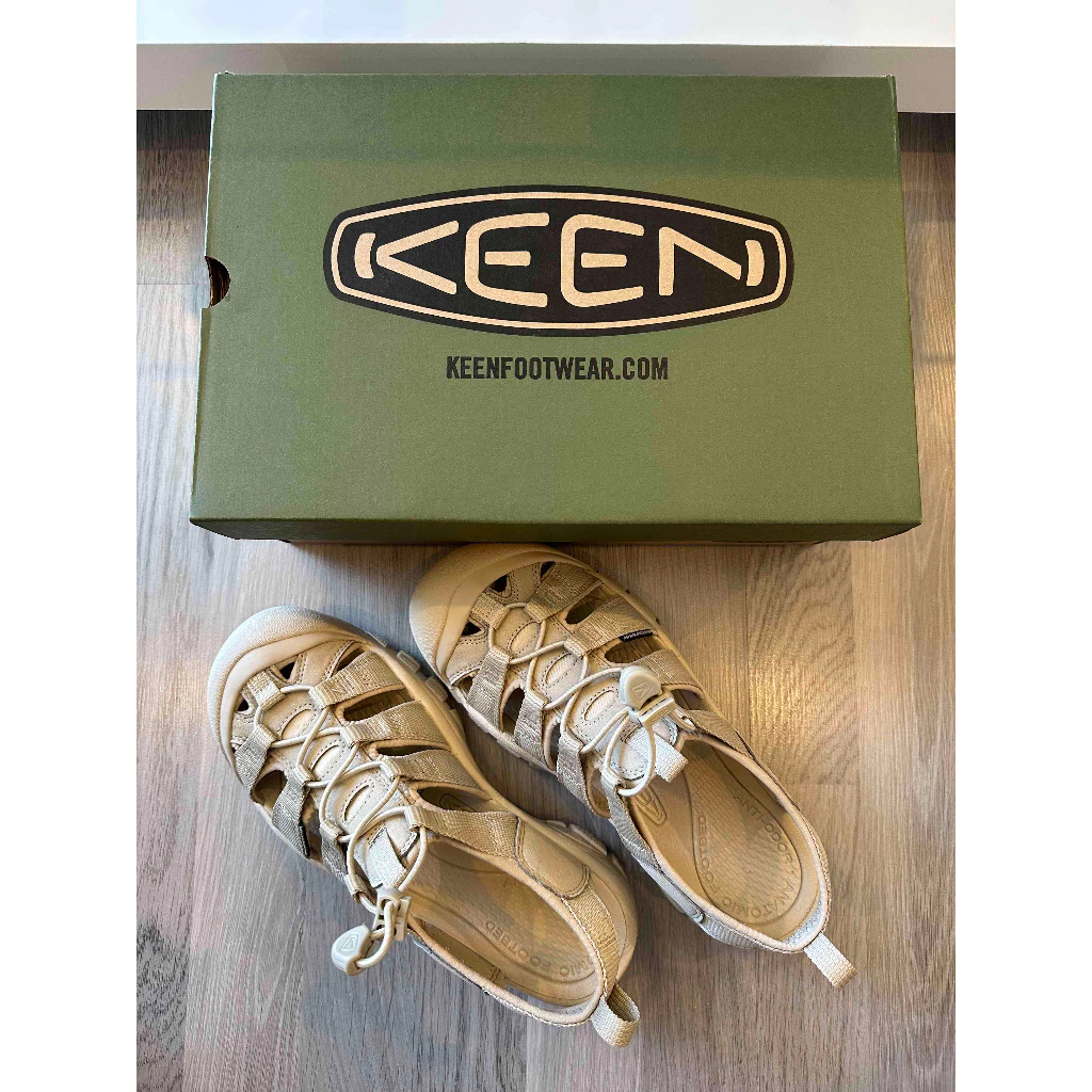 รองเท้าkeen NEWPORT H2(สีครีม-Cream) กันน้ำระบายอากาศ และสวมใส่ได้ทั้งฤดูกาล เปลี่ยนขนาดฟรี keen แท้