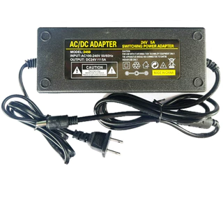 ส่งทันที สายชาร์จ อะแดปเตอร์ Adapter 120w 24v 5a หัว 5.5*2.5mm CCTV วงจรปิด เร้าเตอร์ ไฟ Led เครื่องพิมพ์ Printer