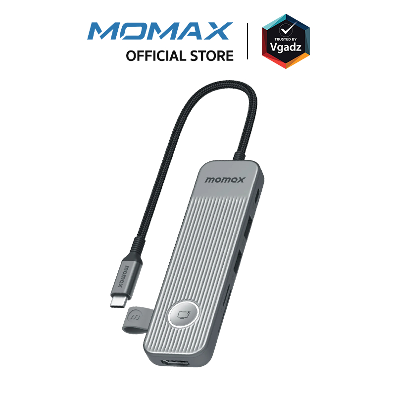 Momax - อุปกรณ์เชื่อมต่อ รุ่น One Link Hub 7-in-1 USB-C 100W PD