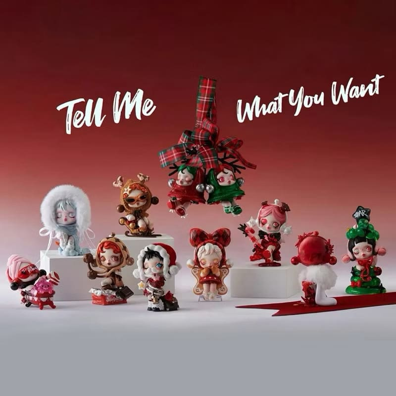 (กดในไลฟ์ลด 100) แบบเช็คการ์ด SKULLPANDA TELL ME FROM POP MART