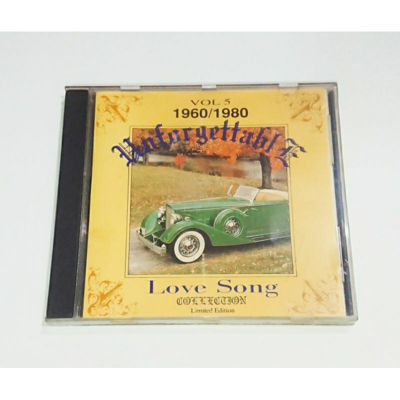 CD​ ซีดี​เพลง​ 1960/1980 Unforgettable Love Songs Collection​ Vol.5
