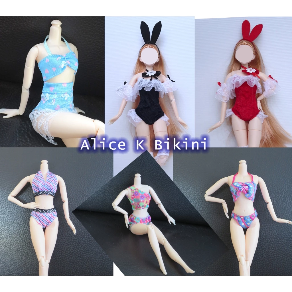 เสื้อผ้าตุ๊กตาข้อต่อแฟชั่น (30cm) ชุดว่ายน้ำ บิกินี่ Bikini