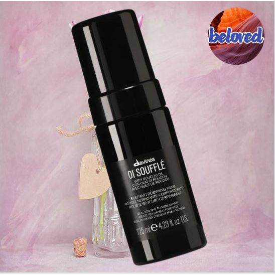 Davines OI Souffle 125 ml มูสเพิ่มวอลลุ่ม และป้องกันความร้อน สไตล์ OI
