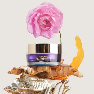 ขมิ้นโรสครีม (สูตรออริจินอล) VIV SKIN Kamin Rose Cream 18 g ผิวใส ตึงกระชับ หน้า ตา คอ