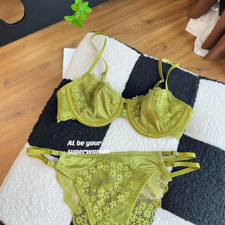 Sexy Girl🍃🍃ชุดชั้นในเซ็กซี่💫 ชุดชั้นในใหม่ของผู้หญิง 2 ชิ้น🥑 วัสดุอย่างดี สีต่างๆ ลูกไม้ สวมใส่สบาย.