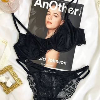 Sexy Girl🍃🍃ชุดชั้นในเซ็กซี่💫 ชุดชั้นในใหม่ของผู้หญิง 2 ชิ้น🥑 วัสดุอย่างดี สีต่างๆ ลูกไม้ สวมใส่สบาย.