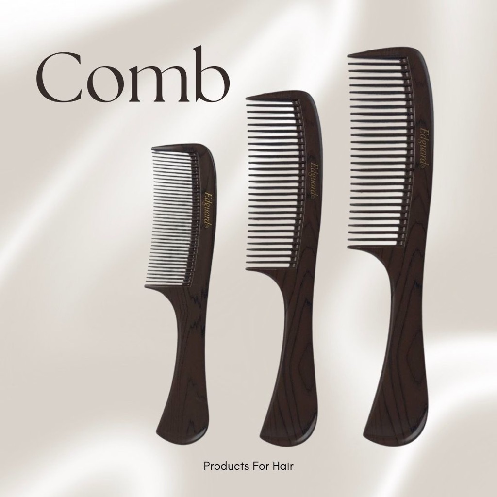 หวีลายไม้ หวีด้ามยาว หวีไทย หวี ***พร้อมส่ง***