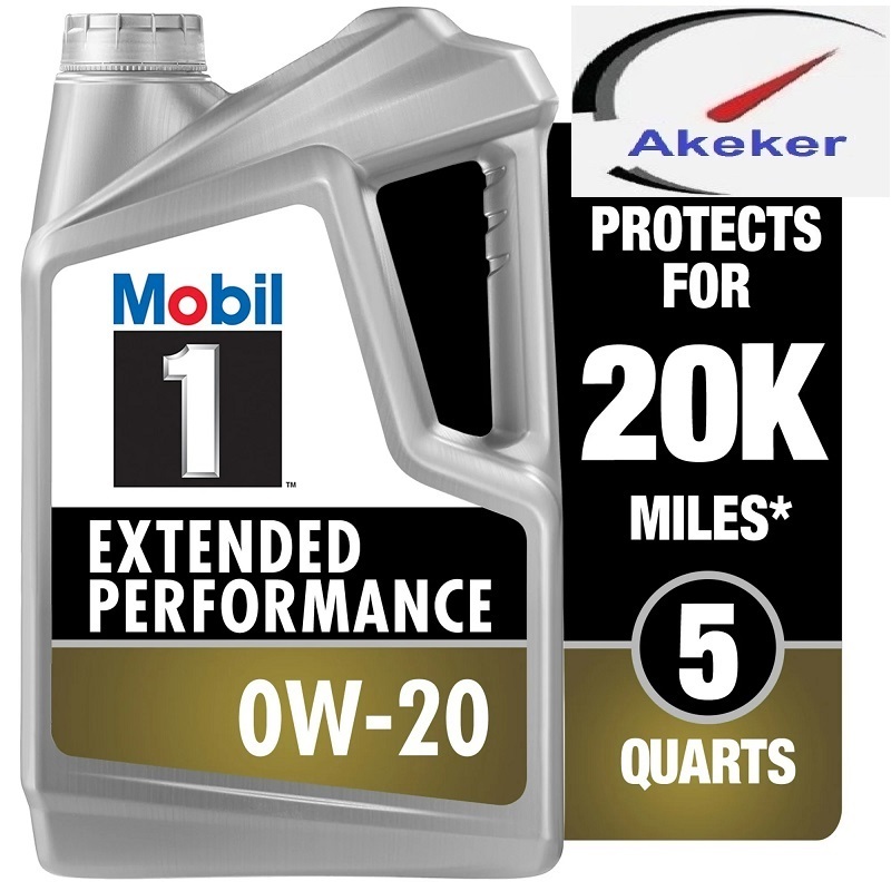 Mobil 1 Extended Performance Full Synthetic Motor Oil 0W-20 5 Quart น้ำมันเครื่อง โมบิลวัน