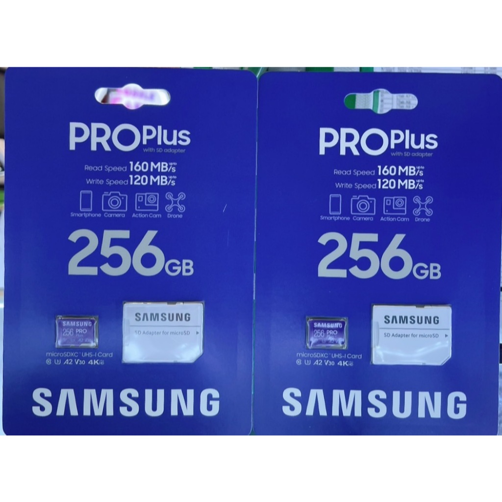 SAMSUNG Pro Plus Flash Card Micro SD 256GB Read Speed 160/SOriginal MobileStation