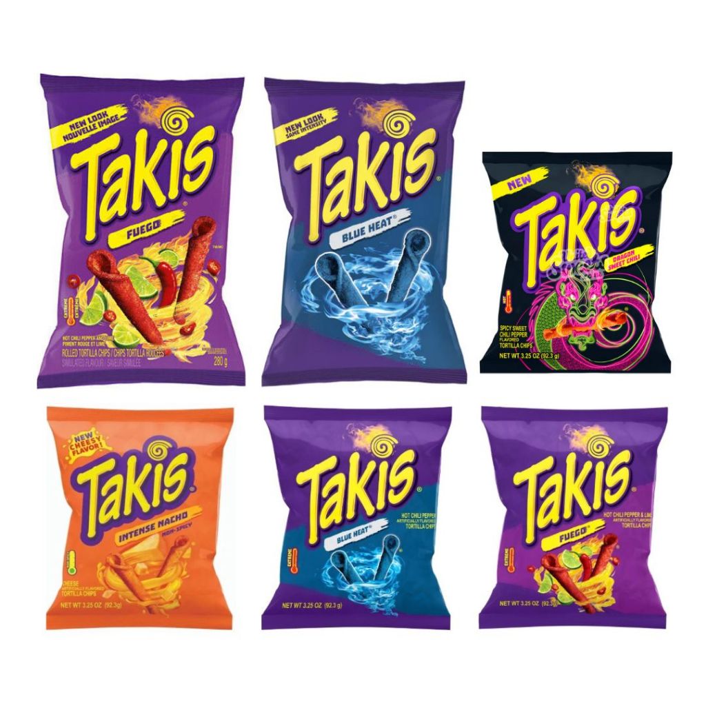 Takis ขนมข้าวโพดทอดกรอบ มี 5 แบบ นำเข้าจากUSA