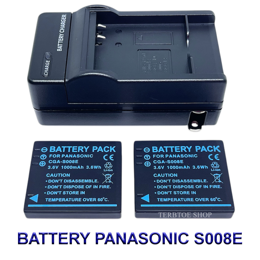 CGA-S008E \ S008E \ BCE10E Battery and Charger For Panasonic DMC-FS3,FS5,FS20,FX30,FX33,FX35,FX37,FX55,SDR-S7,S9,S10,S26