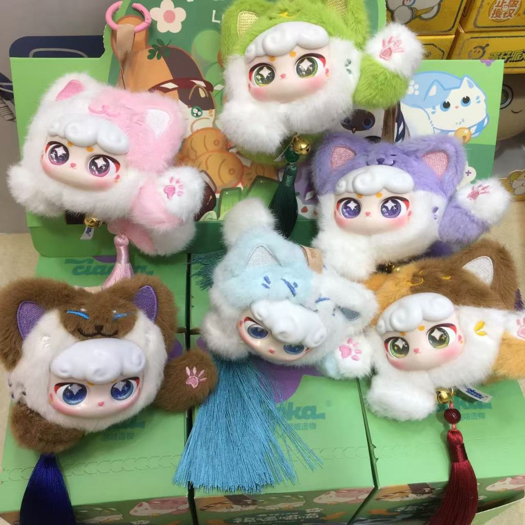 🎀 พร้อมส่งในไทย 🎀 โค้ดลด30%ได้ กล่องสุ่ม Lucky Meow ตุ๊กตาแมวนำโชค ตุ๊กตาแมวกวัก - รูปที่ 4