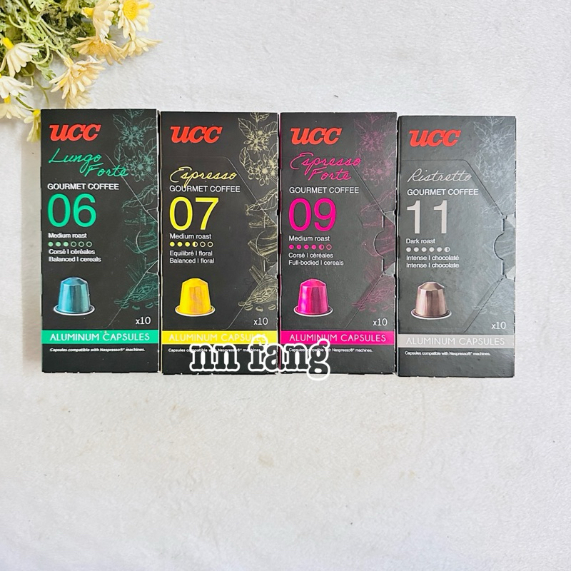 UCC Coffee Capsule 10 cap ใน 1กล่อง (50g*10cap) สำหรับใช้กับเครื่องnesspresso