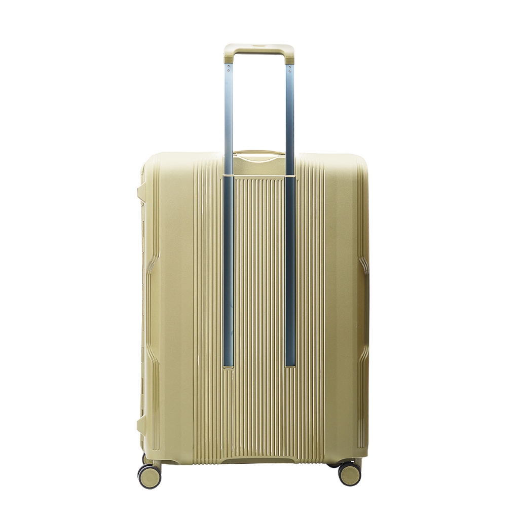 CAGGIONI กระเป๋าเดินทางล้อลาก แบบโครง รุ่นมาโคร  รุ่น Macro (C22011) วัสดุ PP ล็อก 3 จุด ล้อคู่ TSA [สีเขียว] - รูปที่ 2