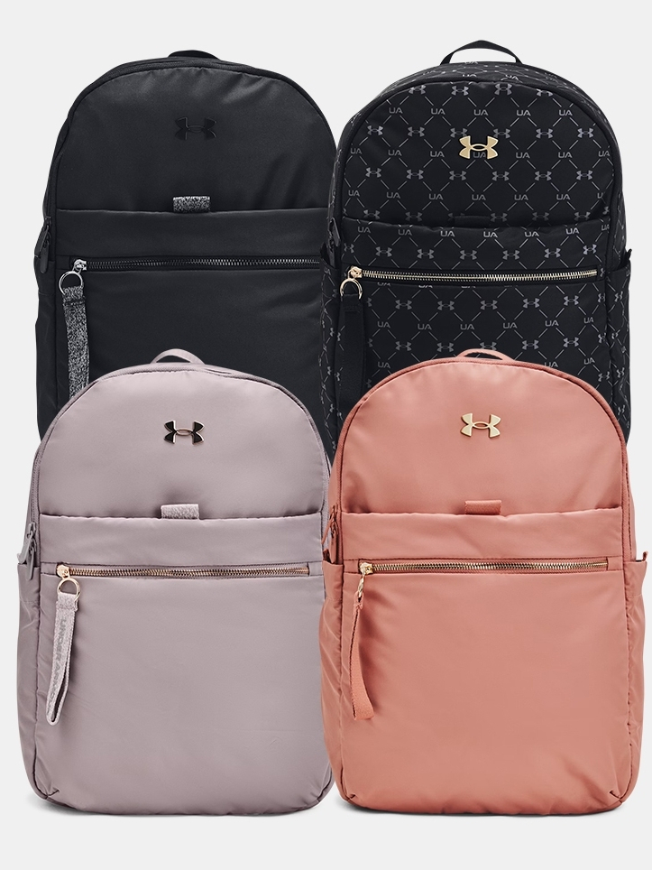 UNDERARMOUR กระเป๋าสะพายหลังผู้ใหญ่ รุ่น UA Studio Campus BP /1384675 (ดำ,ดำลายพราง,ม่วง,ชมพู)