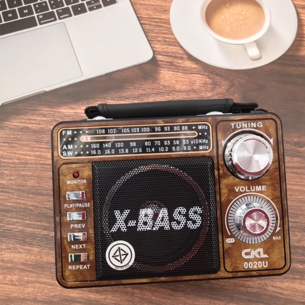 วิทยุ CKML-0020U วิทยุคลาสสิค X-BASS 3ระบบ FM AM SW ช่องเสียบ USB TF AUX MP3 ไฟฉายในตัว เสียบไฟบ้านได้ ของแท้ เลือกรุ่น ราคา ถูกที่สุด ดีลบีเคเค แกลเลอรีภาพที่ 4